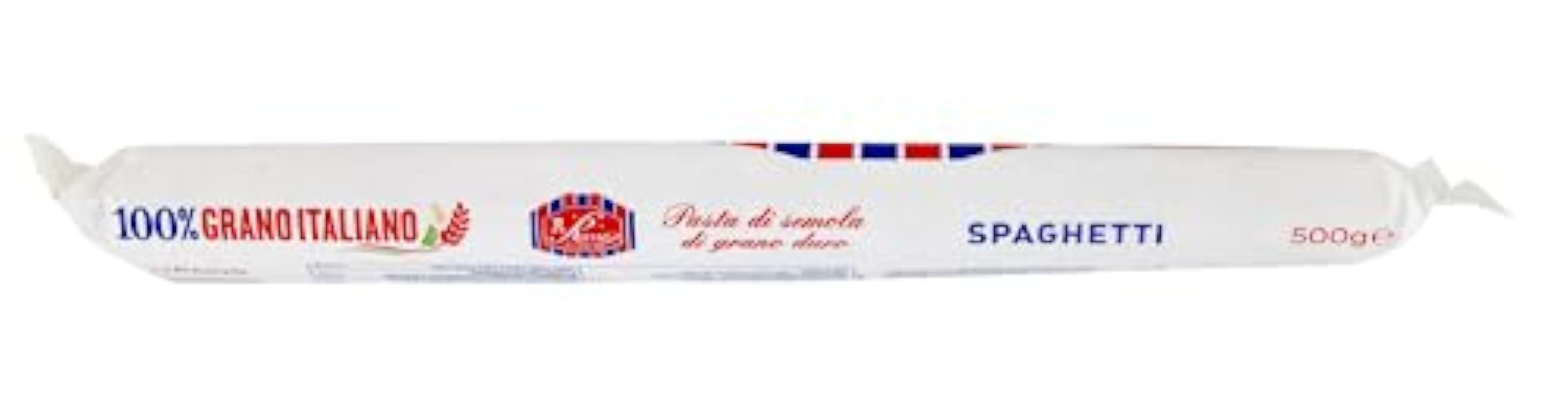 Russo Spaghetti N°72 Lot de 24 pâtes à la semoule de blé dur, 100 % blé italien, paquet de 500 g + boîte de 400 g My1q9dhb
