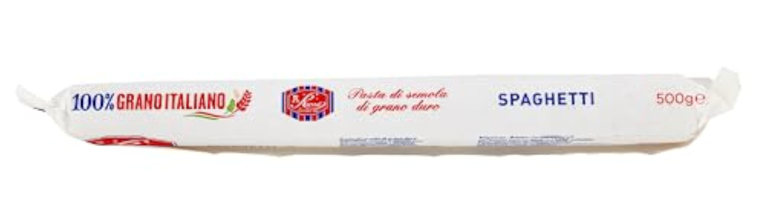 Russo Spaghetti N°72 Lot de 24 pâtes à la semoule de blé dur, 100 % blé italien, paquet de 500 g + boîte de 400 g My1q9dhb
