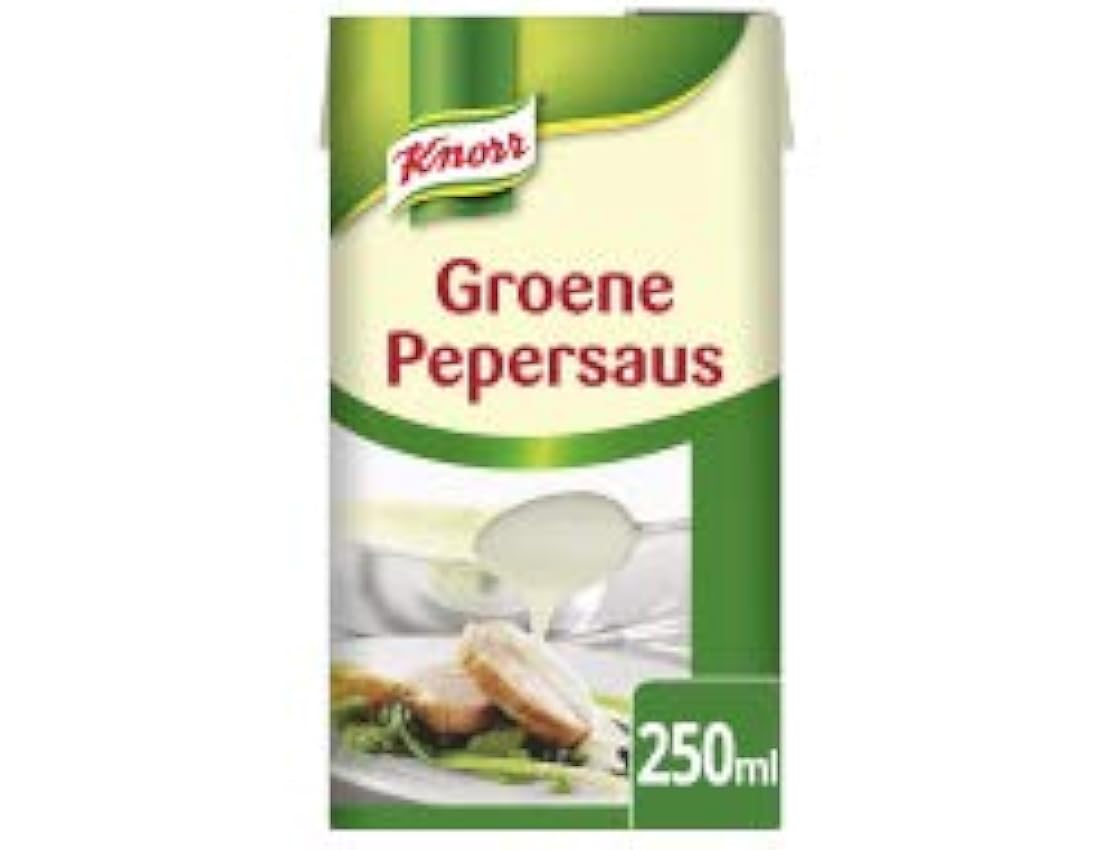 Knorr Garde d´Or Lot de 12 boîtes de sauce poivrée verte 250 ml N44io67b