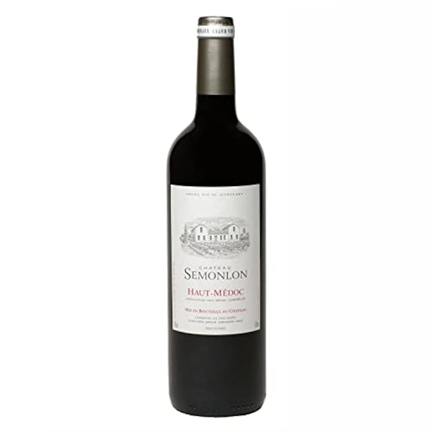 Lot 6x Vin rouge Haut Médoc AOC - Bouteille 750ml MvuUz0Nj
