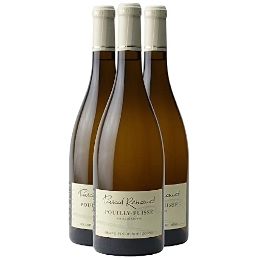 Pouilly-Fuissé Vieilles Vignes - Blanc 2021 - Domaine Pascal Renaud - Vin Blanc de Bourgogne (3x75cl) nNqxJudu