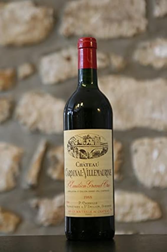 Vin rouge, Château Cardinal Villemaurine 1988 mspPVRG9