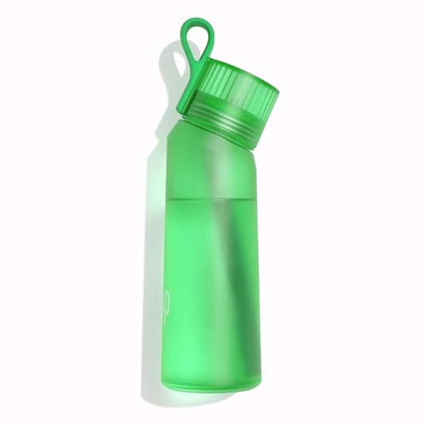 AU Bouteille d´eau 650 ml avec dosettes sans BPA (Vert bouteille avec 3 dosettes 650 ml) nW1XnP9w