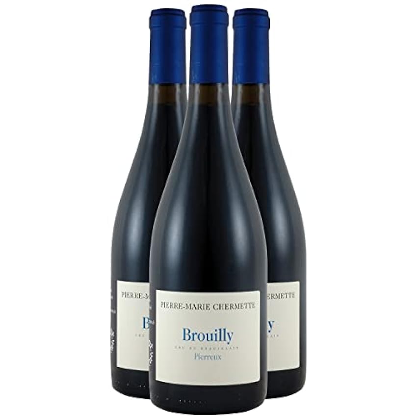 Brouilly Pierreux - Rouge 2019 - Domaines Chermette - Vin Rouge du Beaujolais (3x75cl) L9uLNwK0