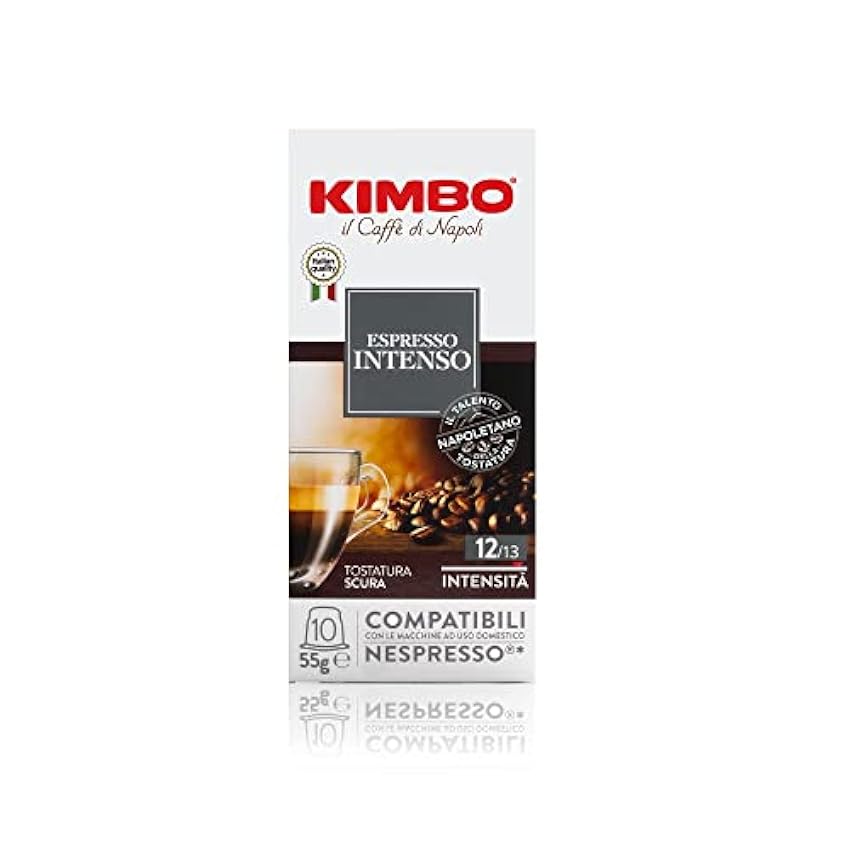 KIMBO intenso - 100 Capsules Compatibles avec les Machi
