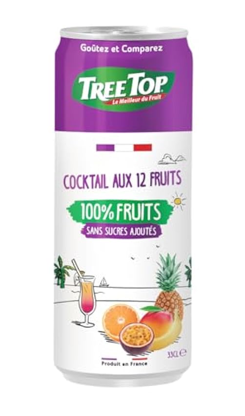 TREETOP - Jus De Fruits Multifruits - 100% Fruits - San