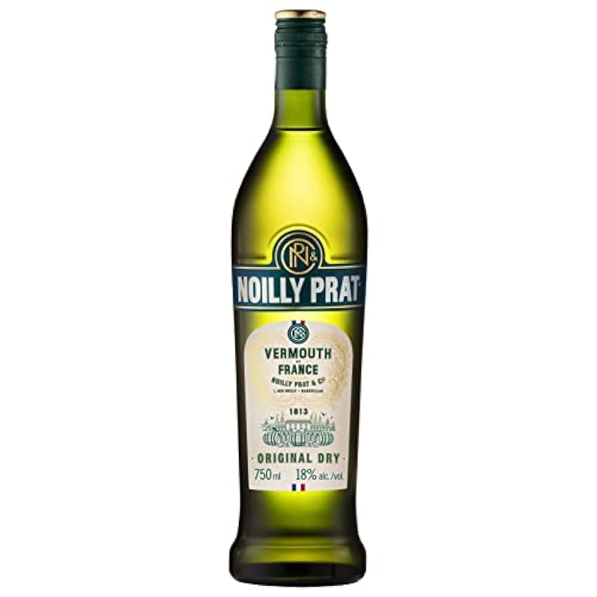 Noilly Prat Original Dry, Vermouth français idéal pour cocktail Martini , 18% vol, 75cl/750ml Lf4m4ACW