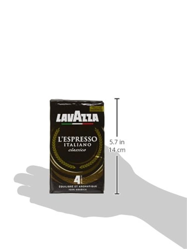 Lavazza Café Moulu l´Espresso Italiano 250 g - Lot de 10 LdbaS8G2