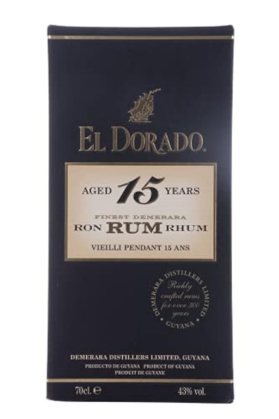 El Dorado 15 Years Old Rum 70 cl KXSgdW9a