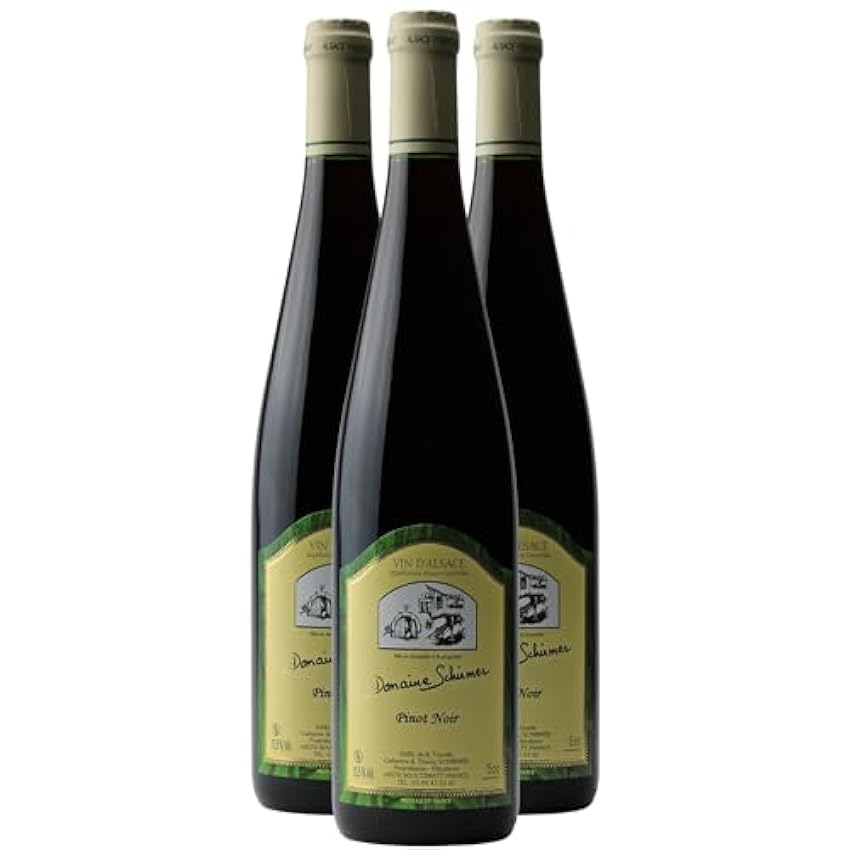 Alsace Pinot Noir - Rouge 2022 - Domaine Schirmer - Vin Rouge d´ Alsace (3x75cl) mZGxfkjk