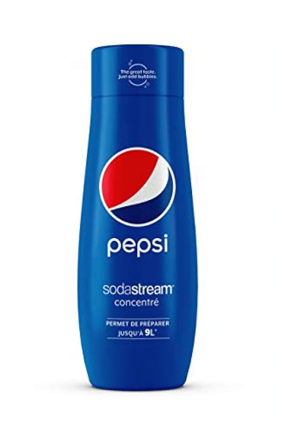 Sodastream Lot de 3 Concentrés Saveur Cola/Orange/Limonade 500ml & Concentré Pepsi 440ml ollaEMJ3