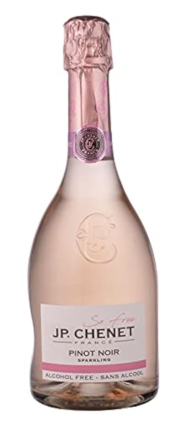 JP Chenet - So Free Sparkling Pinot Noir Vin rosé pétillant sans alcool - Sans arômes ajoutés, goût authentique - Origine : France (6 x 0.75 L) & So Free Chardonnay Vin blanc sans alcool (6 x 0.75 L) lYv7EF9P