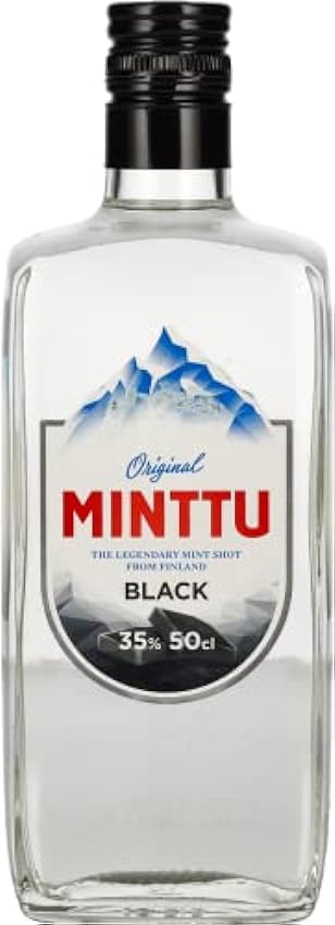 Minttu Black Mint Pfefferminz Liqueur 35% Vol. 0,5l OaePP32a