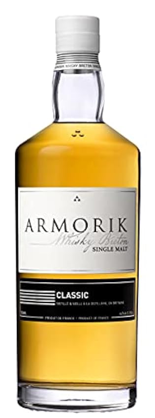 Armorik - Classic Bio - Whisky Single Malt - 46% Alcool - Origine : France/Bretagne - Bouteille 70 cl mZ4awngt