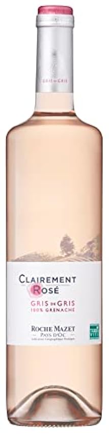 Clairement Rosé de Roche Mazet - Vin de Cépages Grenache Gris - IGP Pays d’Oc - Lot de 6 bouteilles x 75 cl nWbLzRYv
