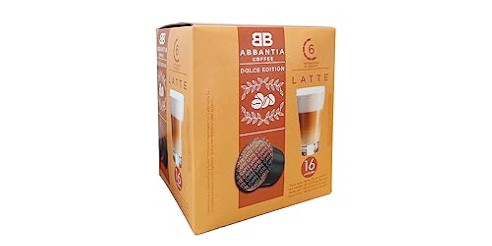 ABBANTIA Capsules de café Latte Compatibles - 128 Capsu