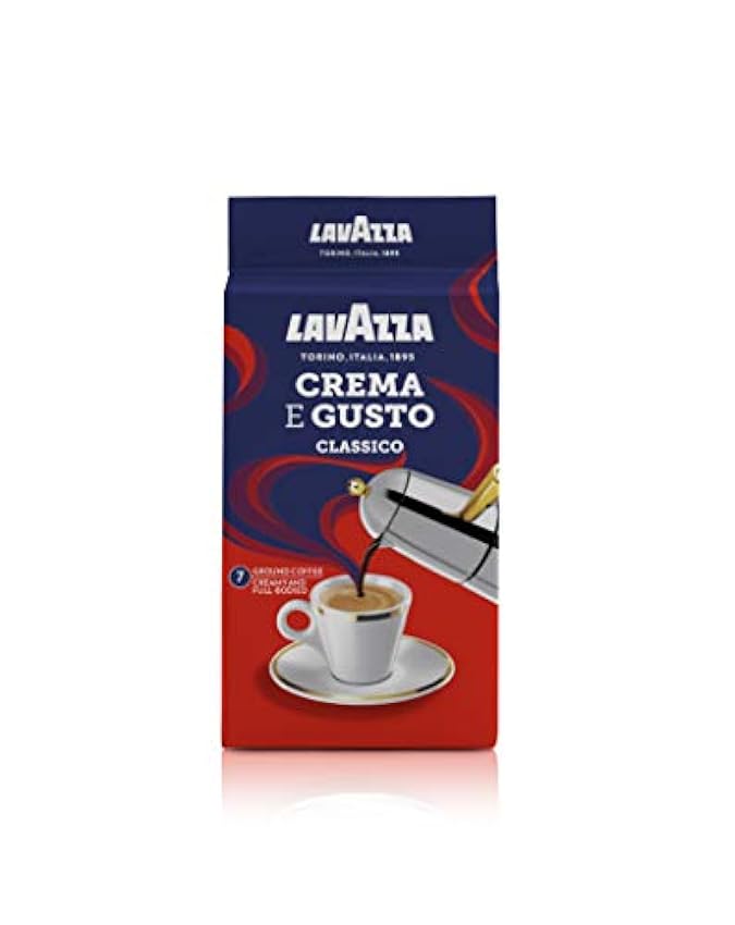 Lavazza Crema E Gusto, Café moulu, convient pour cafeti