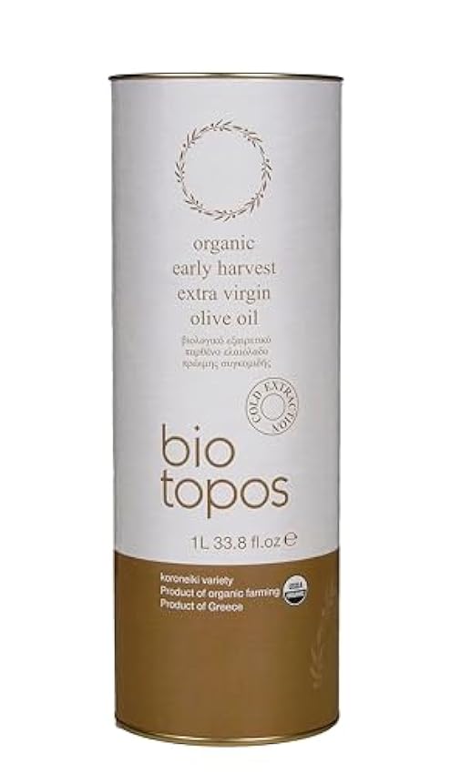 Biotopos 1L, Biologique Huile d’olive extra vierge, Kor