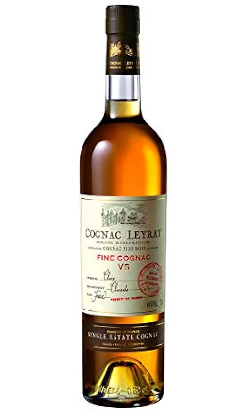 Leyrat, Cognac Fine VS 70cl, 40% alc, Single Estate Cognac Cru Fins Bois, en coffret individuel l523x0uj