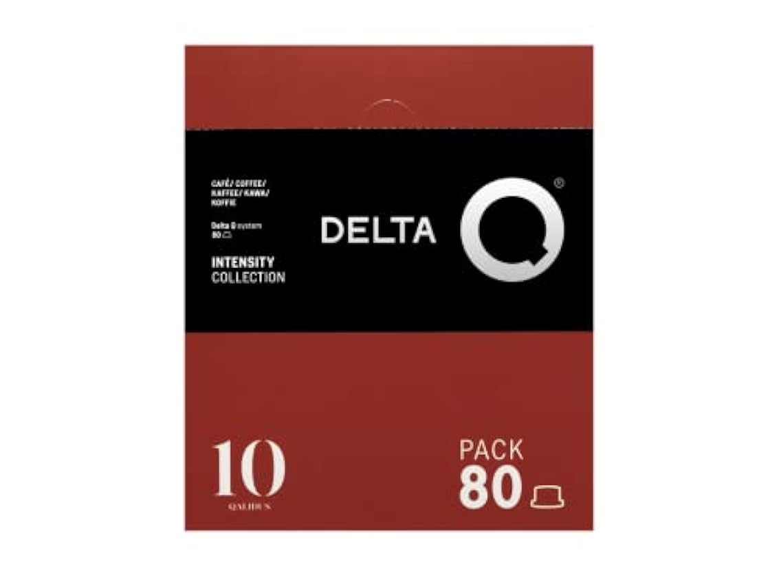 Delta Q Qalidus Intensité 10-80 capsules de café OOehqCE5