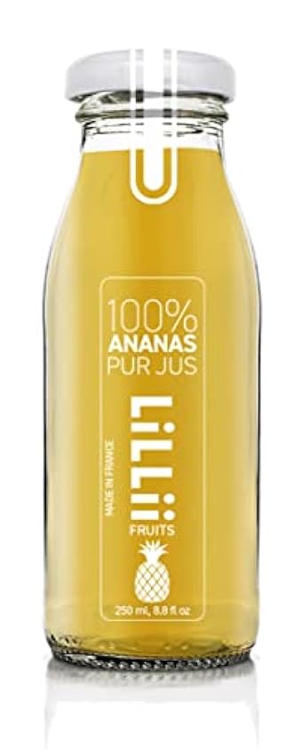 LiLLii Fruits - Jus d´Ananas 100% pur Jus 12x25cl 