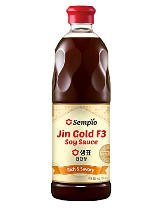 Sauce Soja Jin Gold F-3 - Sempio 860mL N4qhP8kt
