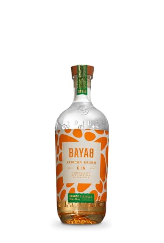 BAYAB African Grown Burnt Orange Small Batch Gin 43% Vo