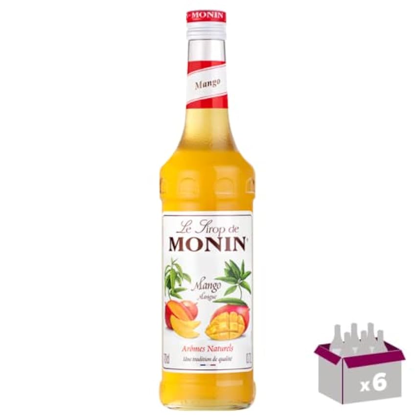 Lot de 6 Sirop Monin - Mangue - 70cL mfyhu6H0