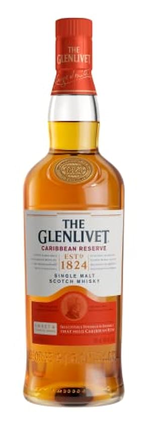 The Glenlivet Caribbean Reserve Single Malt Scotch Whisky 40% Vol. 0,7l in Giftbox NHKPYTB2