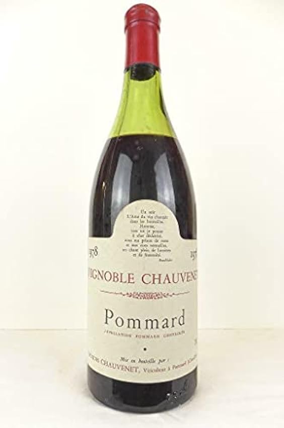 pommard chauvenet (niveau bas b3) rouge 1978 - bourgogn