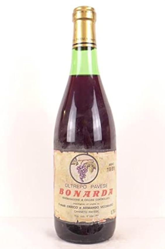 oltreto pavese vicomario bonarda rouge 1985 - lombardie