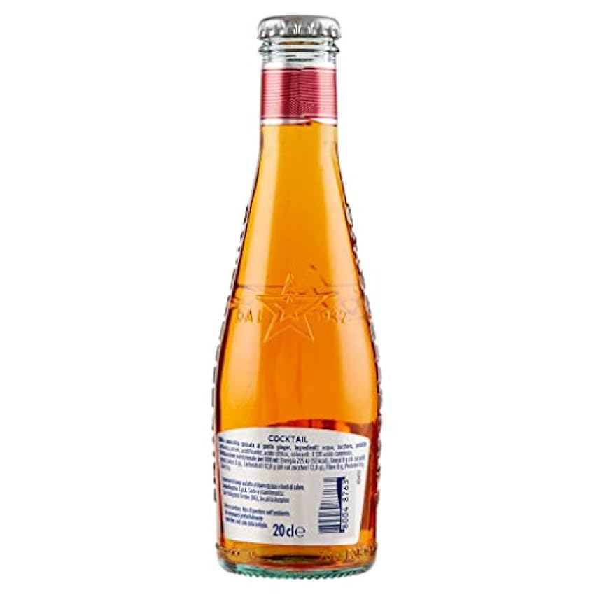 Lot de 24 bouteilles de cocktail de soda San pellegrino cocktail ginger amer italien apéritif 20 cl npWnJxRK