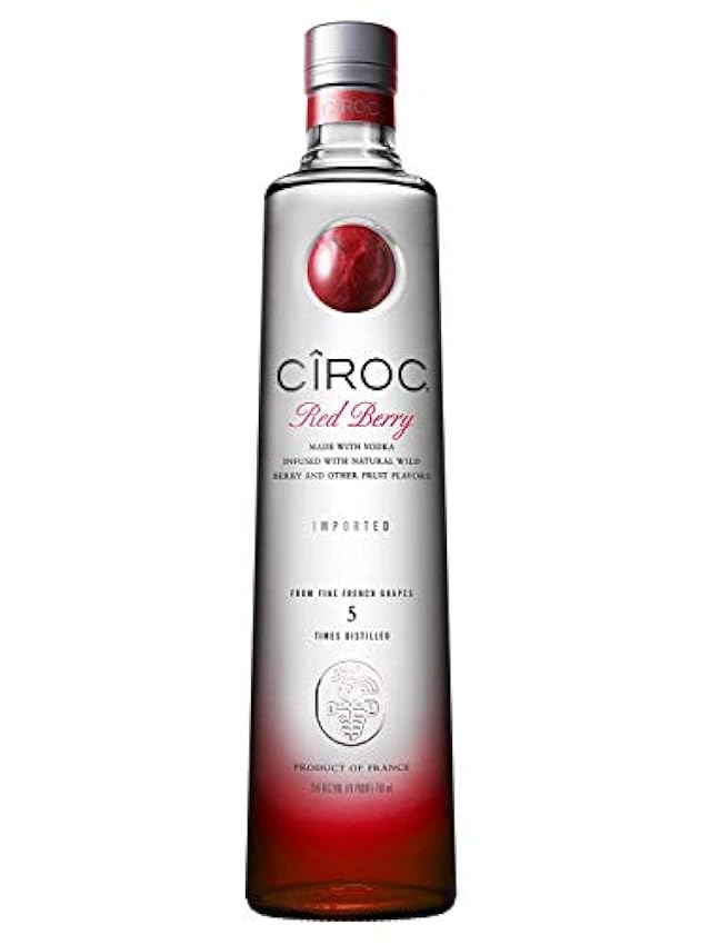 Cîroc Red Berry Vodka aux arômes naturels de Fruits rouges 70 cl MP4o4vDo