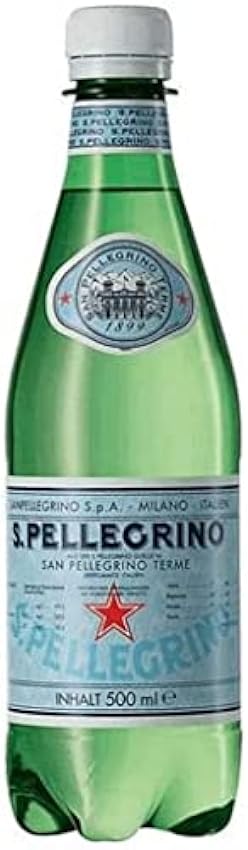 San Pellegrino Eau pétillante en bouteille, 24 x 500 ml + Acqua Panna Still Natural Mineral Water 24 x 500 ml + Polpa Italian Gourmet LjUo3lsx