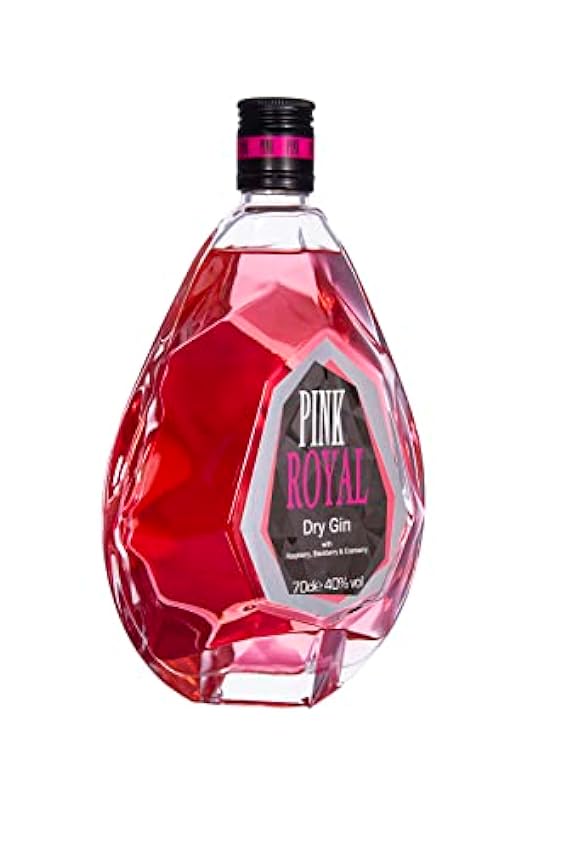 Pink Royal Diamond Gin avec Bouteille Légère Gratuite -