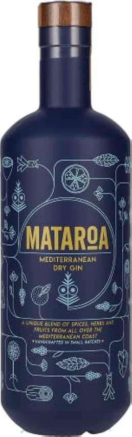Mataroa Mediterranean Dry Gin 41,5% Vol. 0,7l NaB8JCYi
