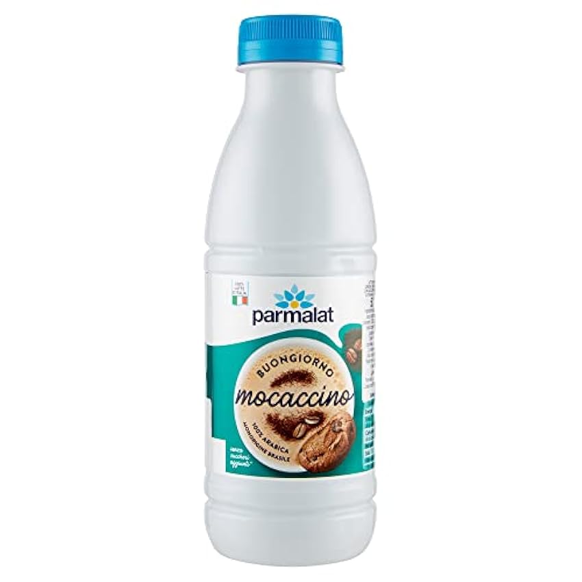 Lot de 12 Latte Parmalat UHT Mocaccino Mocaccino Latte UHT avec une teinte de cacao gourmande 500 ml MOQTFZjI