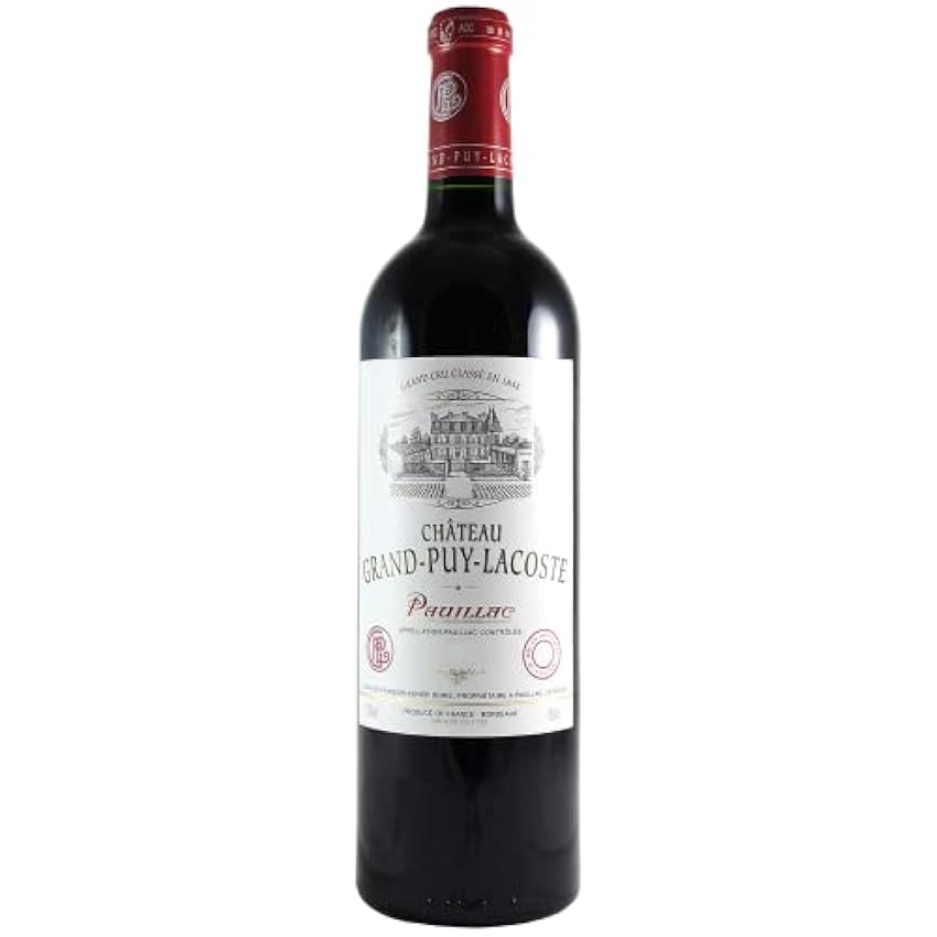 Château Grand-Puy-Lacoste 5ème Grand Cru Classé - Rouge 2020 - Pauillac - Vin Rouge de Bordeaux (75cl) Nqu2CJCx