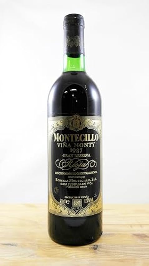 Montecillo Vina Monti Bouteille de Vin Millésime 1987 oAVHXHc9