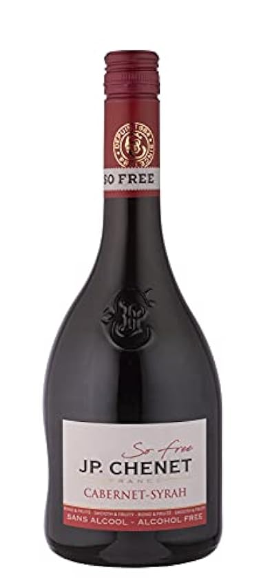 JP Chenet - So Free Chardonnay Vin blanc sans alcool - Sans arômes ajoutés, goût authentique (6 x 0.75 L) & So Free Cabernet Syrah Vin rouge sans alcool - Sans arômes ajoutés(6 x 0.75 L) MB51l5H8