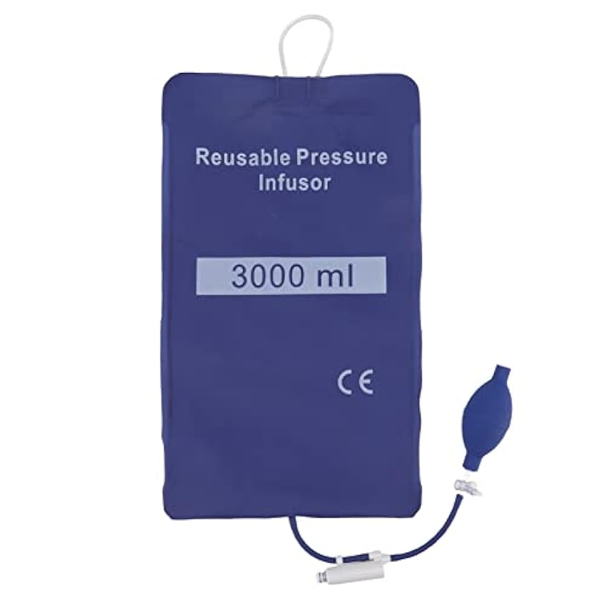 Sac de pression de fluide, colonne d´affichage de pression de sac de perfusion de pression de 3000 ml pour perfusion rapide et sûre pour les urgences en cas de catastrophe naturelle LkD3SrpG