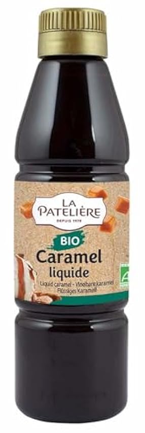 LA PATELIERE Caramel Liquide Bio 250 ml - Lot de 2 (250