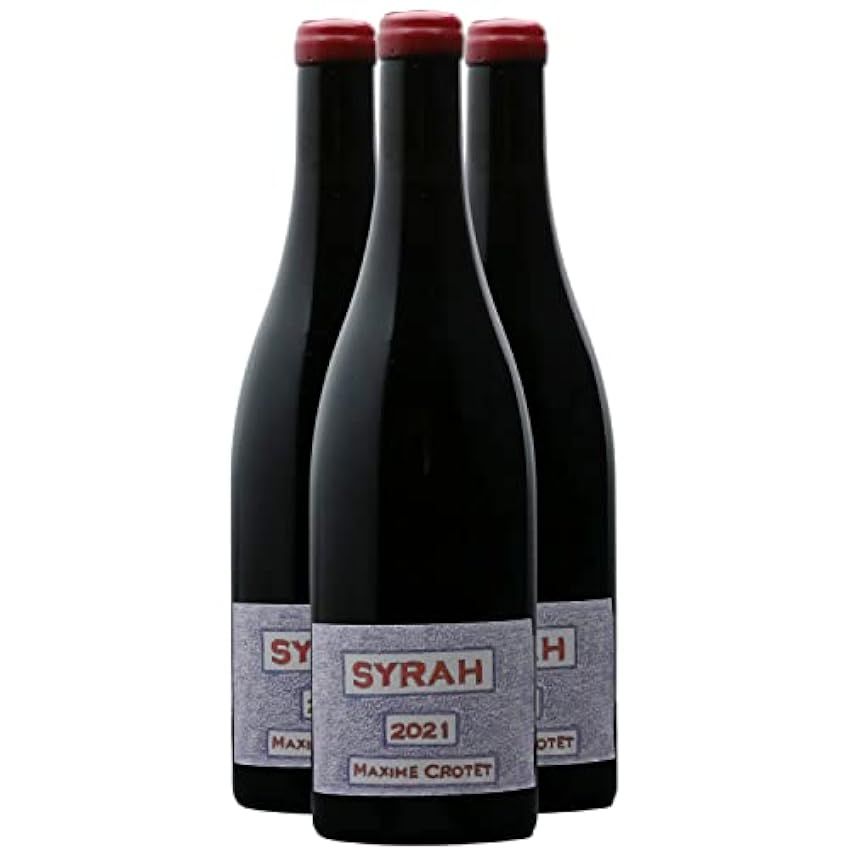 Syrah - Rouge 2021 - Maxime Crotet - Vin de France - Vin Rouge (3x75cl) MpAla8yv