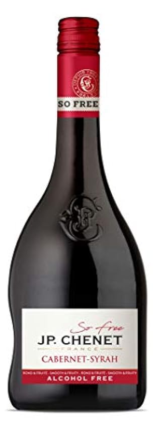 JP Chenet - So Free Cabernet Syrah Vin rouge sans alcool - Sans arômes ajoutés, goût authentique - Origine : France (6 x 0.75 L) lBTW1zBX
