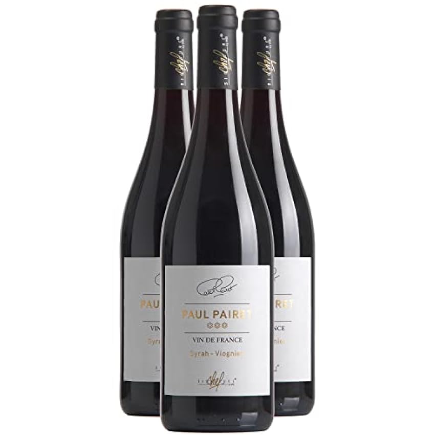 PAUL PAIRET - Rouge 2022 - Signature Chef - Vin de France - Vin Rouge (3x75cl) HVE Ks55cwCu