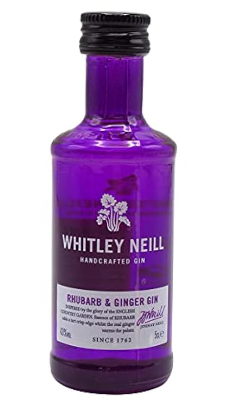 Whitley Neill - Rhubarb & Ginger Miniature - Gin lduBzWxD