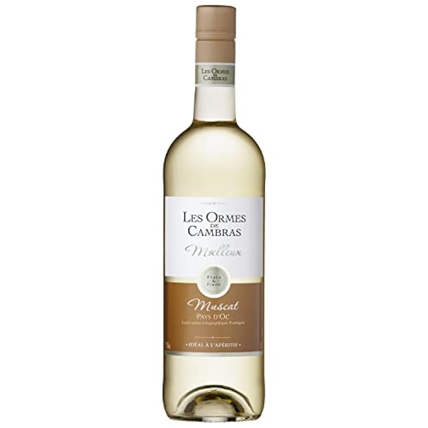Les Ormes De Cambras Vin Blanc Moelleux - Muscat - IGP Pays d´Oc - Lot de 6 bouteilles x 75cl n9SI9Ieh