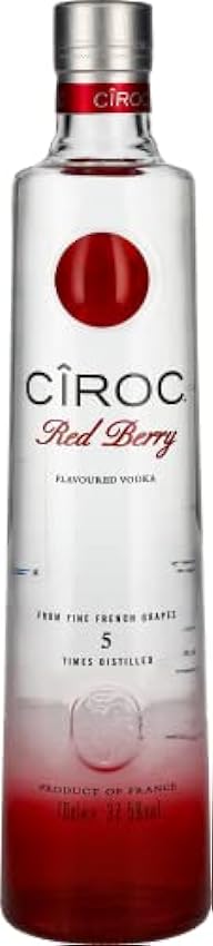 Cîroc Red Berry Vodka aux arômes naturels de Fruits rou