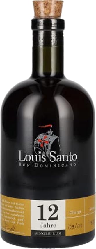 Louis Santo 12 Years Old Ron Dominicano Single Rum 40% Vol. 0,5l nKtuF0z0