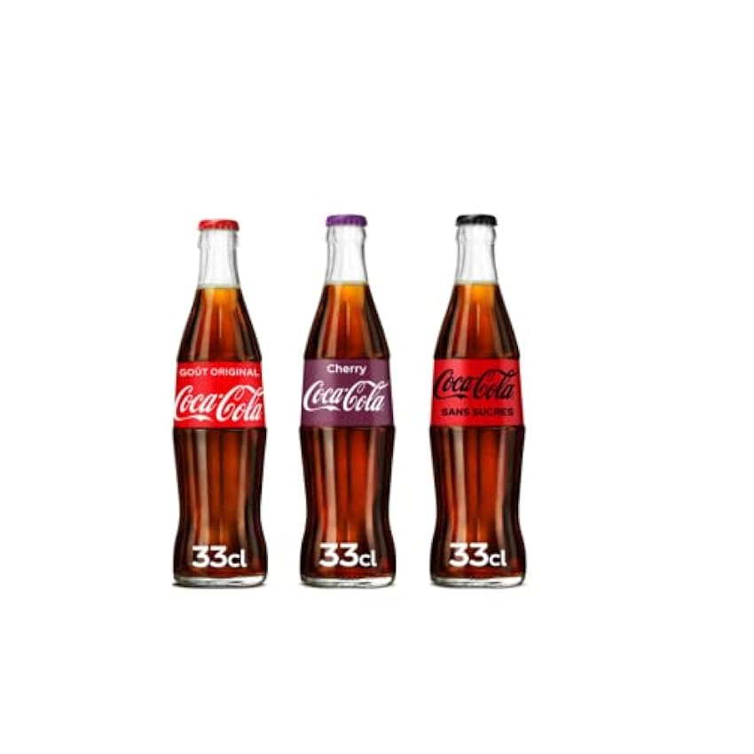 cola -Goût original (8x33cl) + Cherry (8x33cl) + Sans sucres (8x33cl) NLsbscer